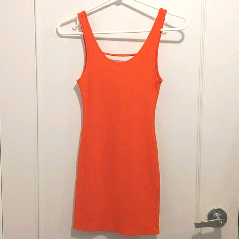 Audrey 3+1 Bright Orange Dress